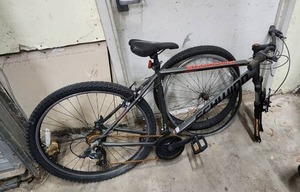 lot 487 image: Schwinn StandPoint XL Frame Mountain Bike - needs tire work and most likely some other light maintenance