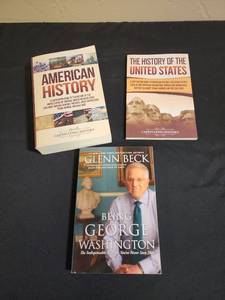 lot 473 image: American History Book Collection - Captivating History Series & Being George Washington