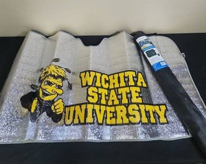 lot 544 image: Wichita State University Vehicle Sun Shade and a WinterShield Pro Car Cover - protect your car in the summer or winter