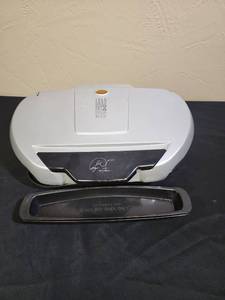 lot 655 image: Large George Foreman Lean Mean Fat Indoor Grilling Machine with 2 Drip Trays