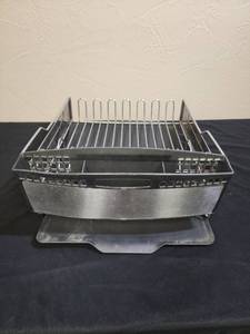 lot 665 image: Stainless Steel Dish Drying Rack with Drip Tray