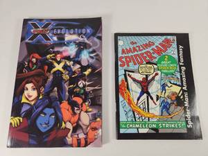 lot 173 image: Marvel Books Bundle - X-Men Evolution and Spider-Man Chameleon Issue