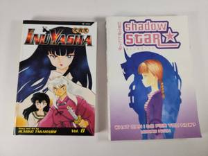 lot 181 image: Inuyasha Vol. 8 and Shadow Star Manga Bundle