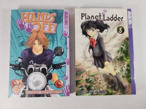 lot 183 image: Hands Off and Planet Ladder Manga Collection Vol 3-4
