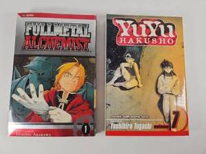 lot 187 image: Fullmetal Alchemist Vol 1 & YuYu Hakusho Vol 7 Manga Set