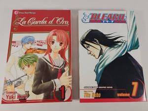 lot 217 image: Bleach Vol 7 & La Corda dOro Vol 1 Manga Bundle