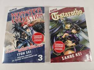 lot 228 image: CMX Manga Set - Monster Collection & Testarotho Series