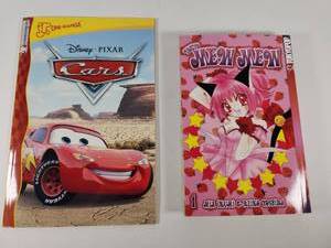 lot 236 image: Disney Pixar Cars and Tokyo Mew Mew Manga Volume 1 Bundle