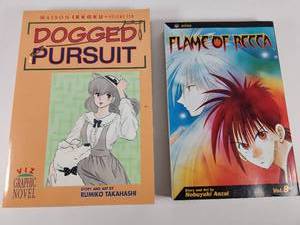 lot 237 image: Dogged Pursuit Vol 10 & Flame of Recca Vol 8 Manga Set
