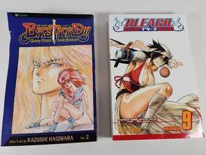 lot 238 image: Bleach Vol 9 and Bastard Vol 2 Manga Set