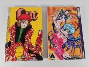lot 242 image: Psychic Academy Manga Collection Volume 5 & One Volume 4