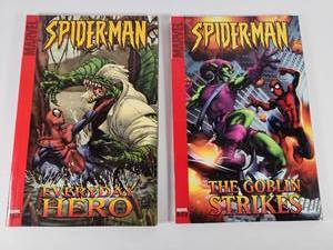 lot 258 image: Marvel Trade Paperbacks Spider-Man The Goblin Strikes Vol 4 & Everyday Hero Vol 2