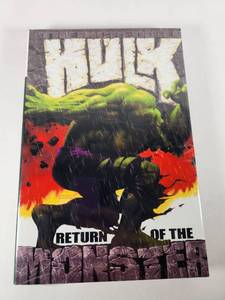lot 278 image: Return of the Monster Marvel Hardcover Book