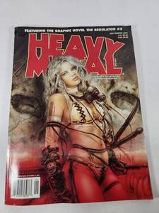 lot 282 image: Heavy Metal Magazine September 2004
