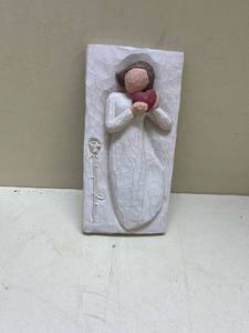 lot 460 image: Willow Tree Love, Heartfelt and True Wall Plaque