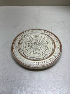 lot 504 image: 1985 Frankoma Oklahoma Extension Homemakers Council Commemorative Plate