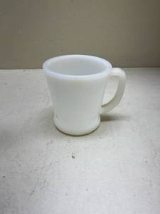 lot 505 image: Fire King White D Handle Coffee Mug