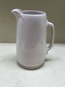 lot 563 image: Frankoma 80 White Ceramic Water Pitcher