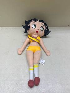 lot 585 image: Betty Boop Yellow Cheerleader Plush Doll