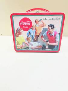 lot 589 image: Coca Cola Hospitality Metal Pencil Box