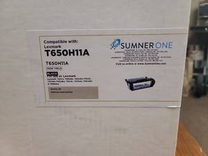 lot 3790 image: Lexmark T650H11A High Yield Black Toner Cartridge