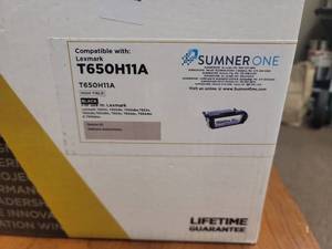 lot 3798 image: Lexmark T650H11A High Yield Black Toner Cartridge