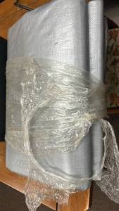 lot 3835 image: Heavy Duty Canvas Tarp with Grommets