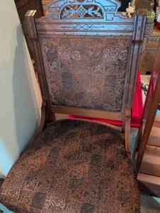 lot 2604 image: Victorian Eastlake Style Chair