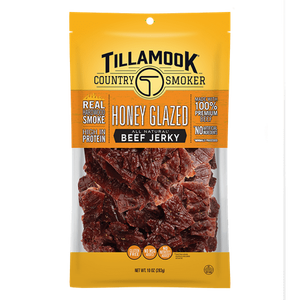 TILLAMOOK HONEY GLAZED BEEF JERKY 10 OZ