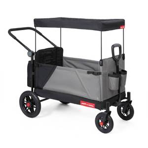 Radio Flyer Folding All Terrain Venture Kid and Cargo Stroller Wagon: Steel and Polyester Frame Retail 249.99 FACTORY SEALED - Retail: $250