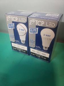 lot 18 image: TCP LED Elite 3-Way Light Bulbs A19 4060100W Equivalent