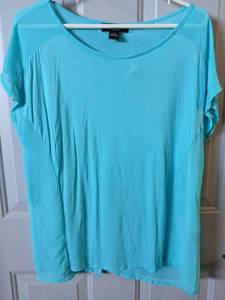 lot 9174 image: Womens Mixed Color Top Bundle August Silk and Blue Strap Top - Retail $12