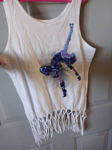 lot 9275 image: Girls Justice Active Tank Top and Cheer Leggings Bundle Size 12 - Retail $15