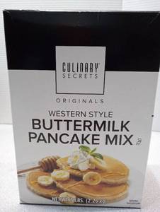 lot 3419 image: Culinary Secrets Western Style Buttermilk Pancake Mix 5 lbs