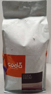 lot 3443 image: Coda Coffee Co. Decaf Medium Roast Ground Coffee 5lb bag