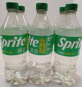 lot 3446 image: Six pack of Sprite Lemon-Lime Soda Collection Best By Jan. 19, 2026 -
