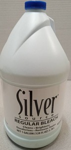 lot 3456 image: Silver Source Regular Bleach 1 Gallon Jug