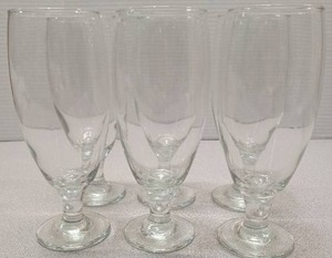 lot 3461 image: Clear Glass Stemware Set set of 6