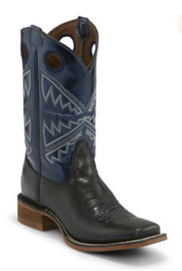 Nocona Women's Naida Metallic Blue Western Boot (Size 7.5B) - Retail: $112