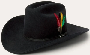 lot 3383 image: Stetson Rancher 6X Black Cowboy Felt Hat (Size 7 14)