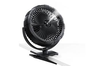lot 4007 image: 10000mAh Clip on Fan with Misting, Battery Operated Fan with Strong Clamp & Hook, 3 Timer and 2 Spray Way Rechargeable Outdoor Fan, Mister Fan Cooling for Travel Golf Cart Truck Boat Canopy Patio