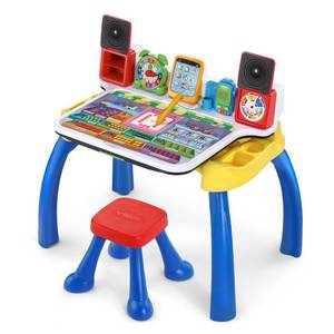 VTech Explore and Write Deluxe Activity Desk (Frustration Free Packaging), Blue Retails $65