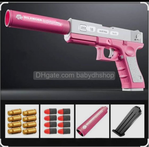 lot 4014 image: Model 1911 Educational Science Mode Toy Pistol with Silencer