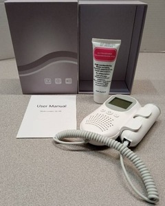 lot 4018 image: ES-100 Fetal Doppler Heart Rate Monitor with Ultrasound Gel