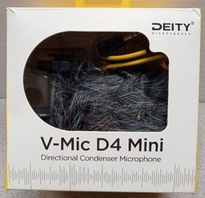 lot 4019 image: Deity V-Mic D4 Mini Directional Condenser Microphone with Windscreen