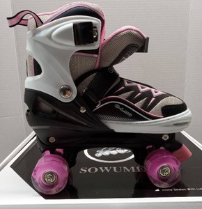 SOWUME Light-Up Roller Skates - Size Large