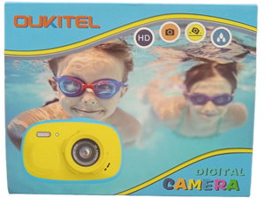 lot 4027 image: OUKITEL Kids Waterproof Digital Camera with HD Display Color Yellow