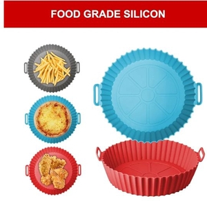 lot 4216 image: Air Fryer Silicone Liners 3 Piece Set