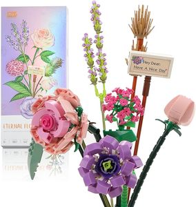 lot 4051 image: LOZ Mini Bricks Eternal Flowers Building Set