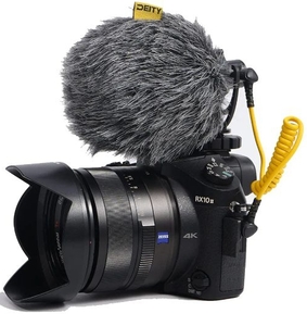 lot 4243 image: Deity V-Mic D4 Mini Video Microphone with Windscreen and Cables